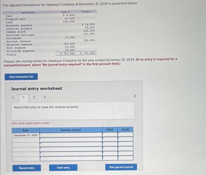 I NEED HELP ASAP PLEASE!! The adjusted trial balance for Hawkeye Company