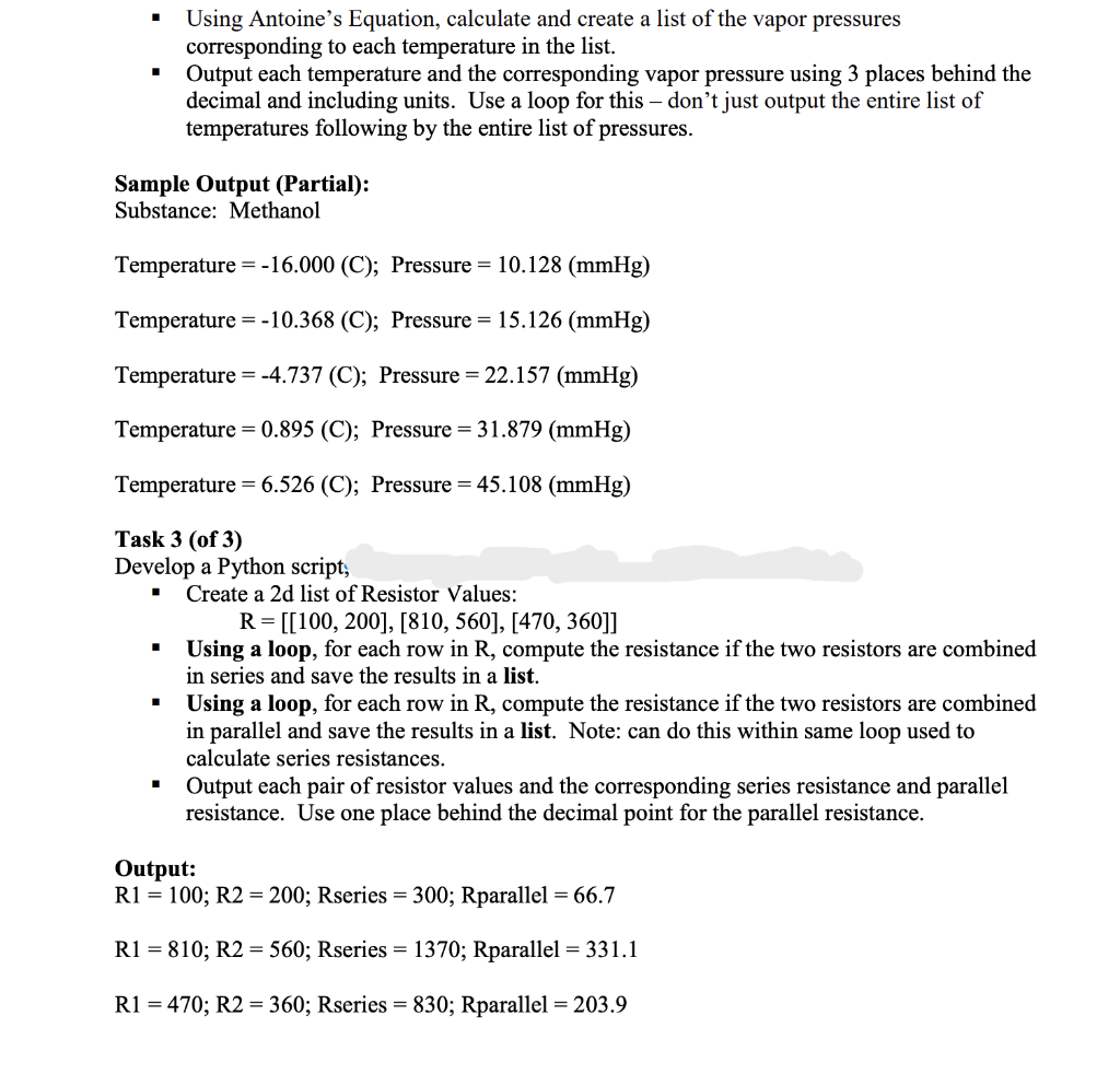 any length. - Calculates the average and standard deviation for the data