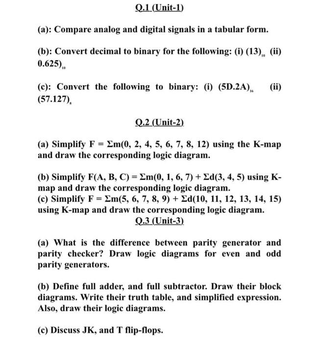 Please, I want the solution in text format, not handwritten, for all