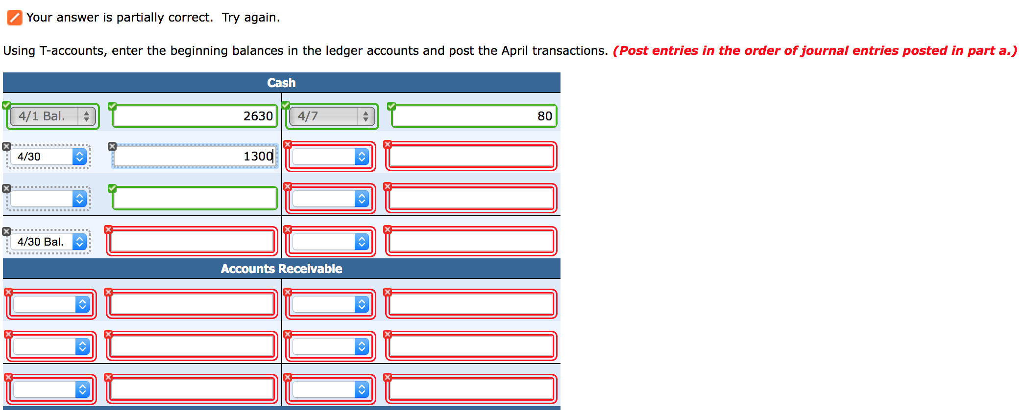 Stock $6,130. The following transactions were completed during April 2014. Purchased golf