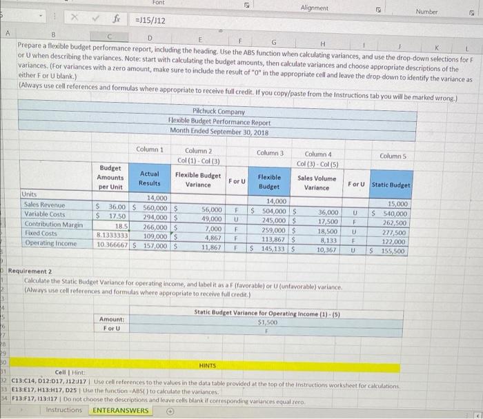 advance! These are the answer I got based on the information given