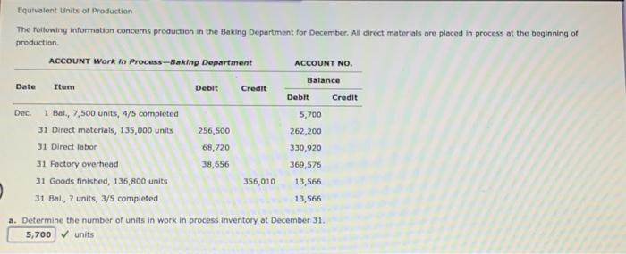 help solving these ASAP! will upvote b. Determine the equivalent units of