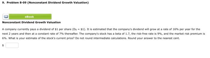 **** 5. Problem 8-05 (Intrinsic Price per Share Based on FCFs) Intrinsic