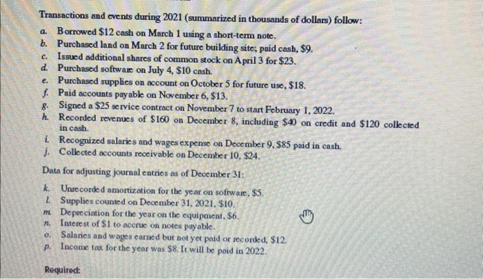 please help me with the following; adjusted trial balance, post closing trial