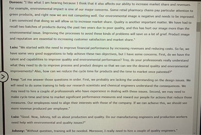 answered. Thank you! Making the Connection Chapters 11-19 Zando Pharmaceuticals is an