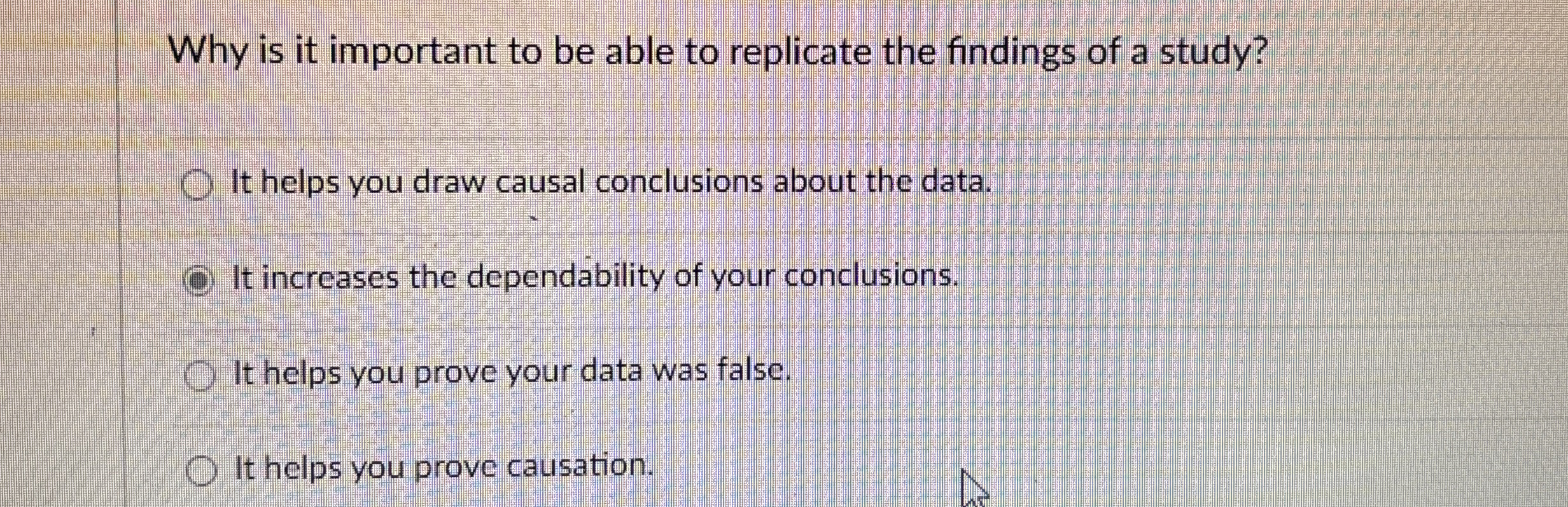  Why is it important to be able to replicate the findings