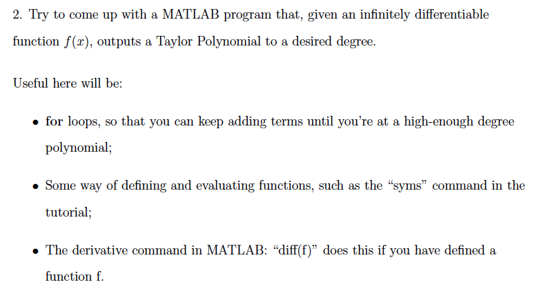 I need help with this matlab code 2. Try to come up