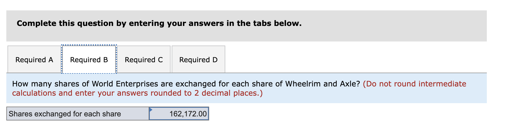 report earnings per share of $2.67. It therefore acquires the Wheelrim and