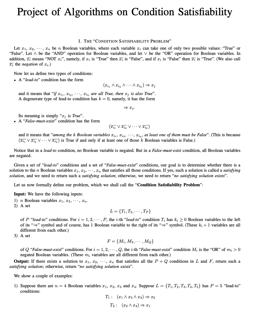  In this project, you need to submit three items: (1) an