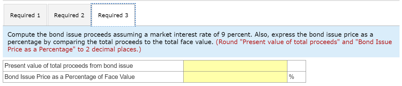 how much money the company will receive when the bonds are issued.