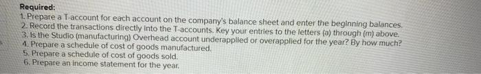 to retail outlets. The company's balance sheet accounts as of January 1,
