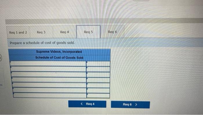 process Viniched videos awaiting sale Prepaid insurance Yotal current assets S and