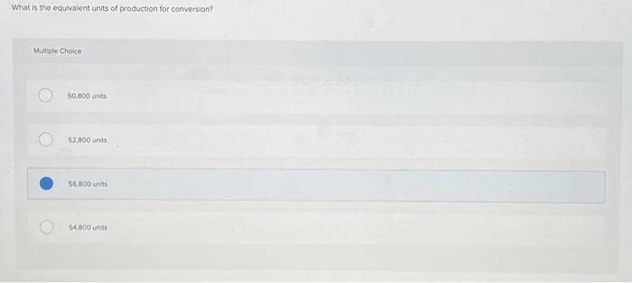 of 6,000 wives wath $40,000 in materials cost and $22,000 in conversion