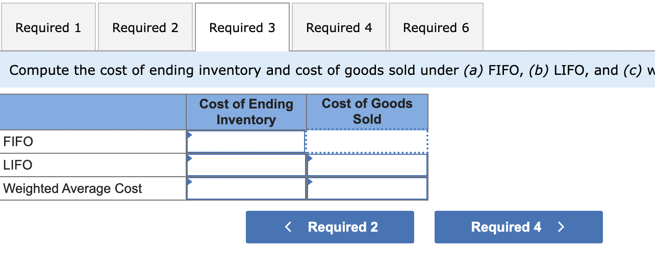 LIFO, and Weighted Average Cost [LO 7-3] Scoresby Incorporated tracks the number