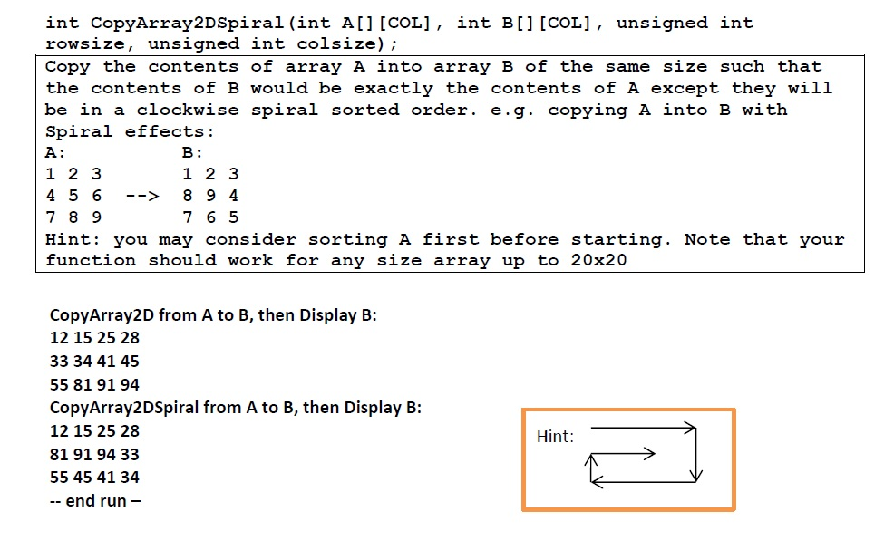 Im having trouble coding a function in C programming. Here is the