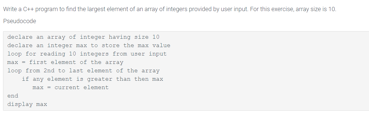 C++ make as simple as possible Write a C++ program to find