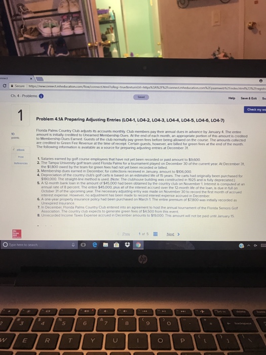  C ISe une l https/ewa Ch. 4.Problems Help Save &Exit Su