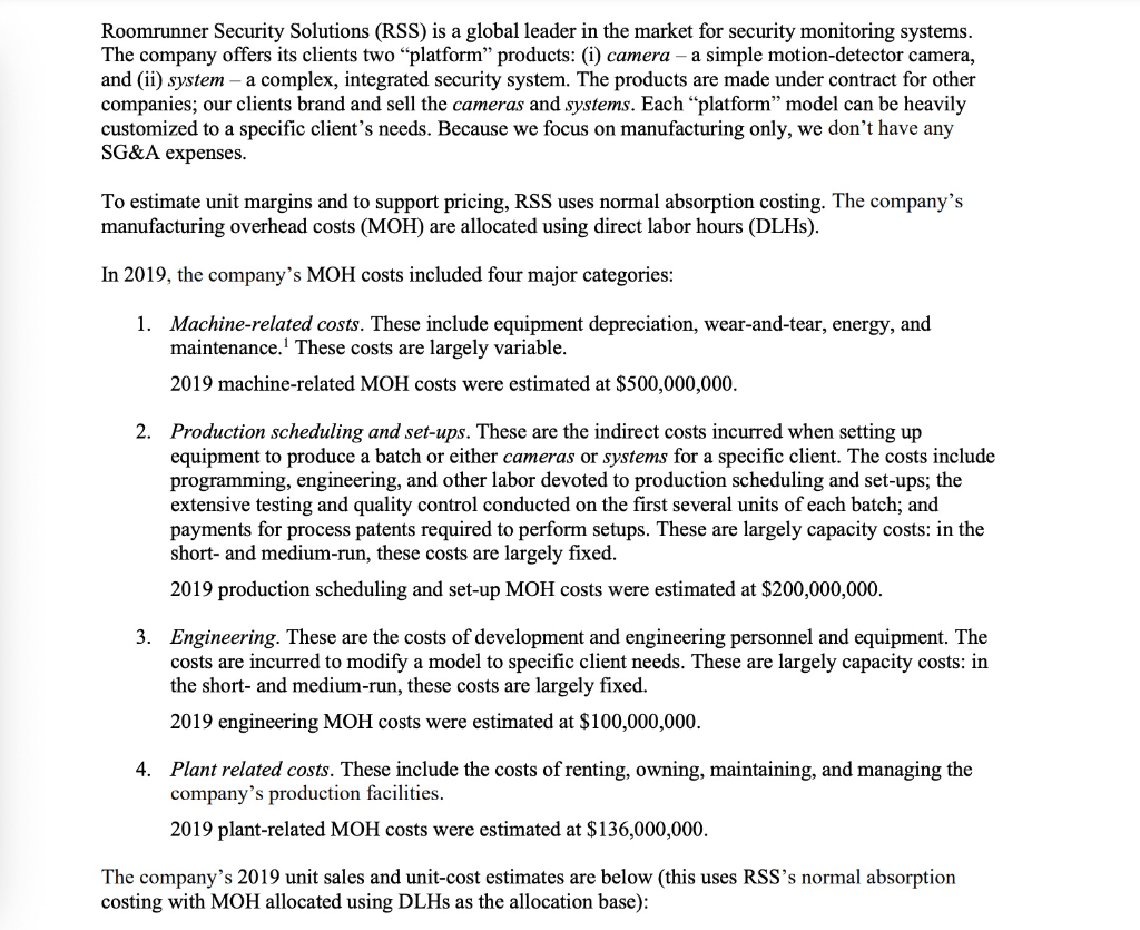  Roomrunner Security Solutions (RSS) is a global leader in the market