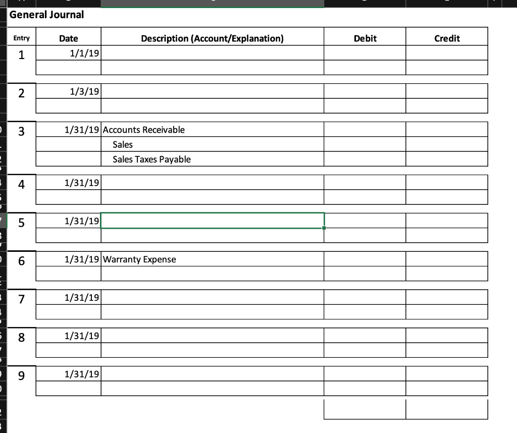 Tech, Inc. for the following economic transactions. Post the transactions on the