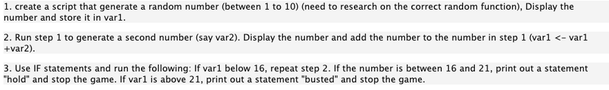  1. create a script that generate a random number (between 1