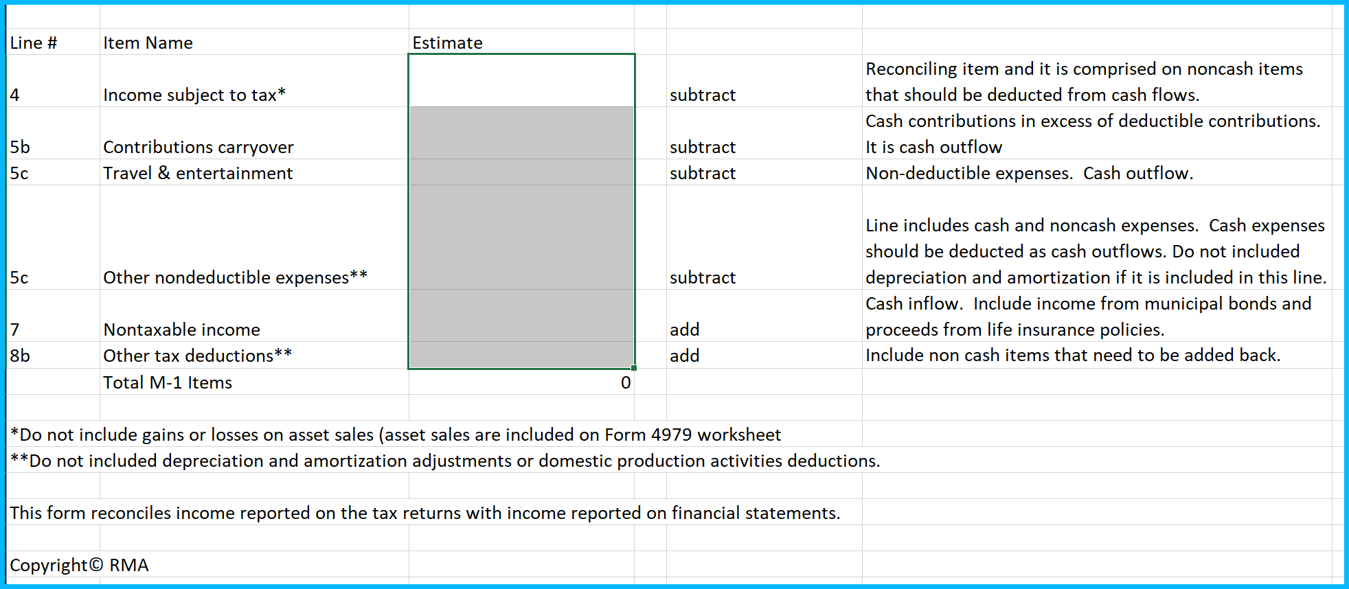 1 , line 29a.). Form 1120 (2019) SMITH ENTERPRISES, INC. 341234567 \begin{tabular}{|l|l}
