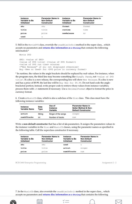 sku; private String title; private float price; private boolean used; // *****