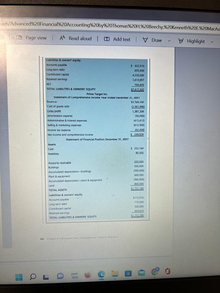 face value, disregarding in their analysis the implications of the consolidation-related adjustments