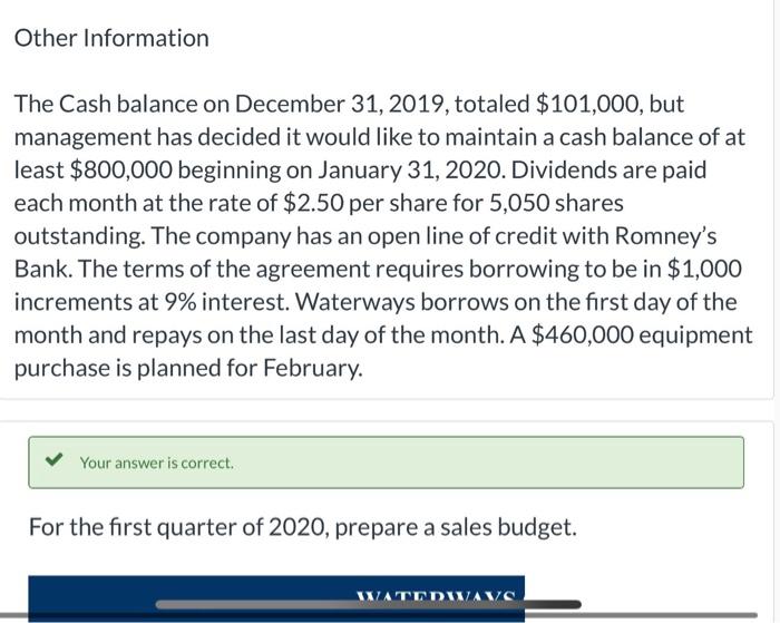 its managers in preparation of the budgeting process. 114,000 101,000 114,000 Sales