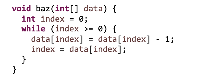the worst-case running time of the following functions, using big-O notation. Notes: