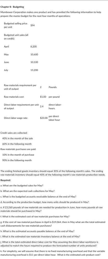 Please help with this account problem and show the work so I