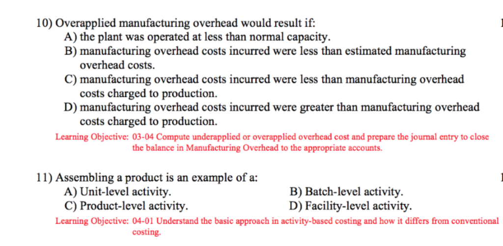  Short explaining for the choices For calculation questions, include the steps