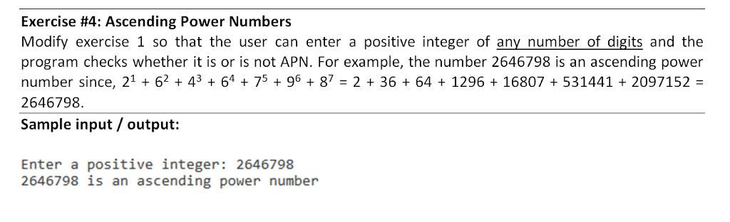 How can we solve this WITHOUT array on C++ Exercise #4: Ascending