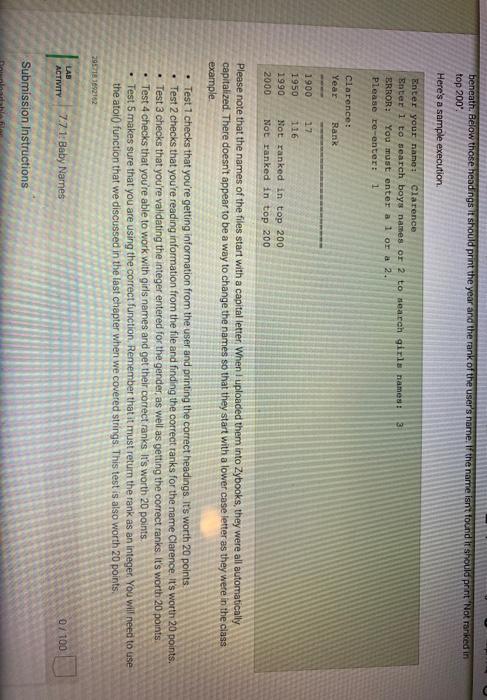 a function prototype which is: int getRank(char userName[], char file[], int gender);