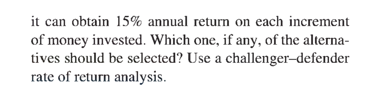 England Soap Company is considering adding some processing equipment to the plant