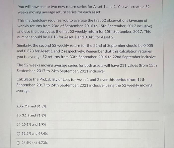 52 weekly return for 15 th September, 2017. This number should be