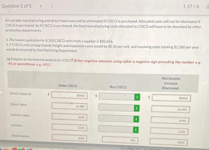 correct. The management of Shatner Manufacturing Company is trying to decide whether