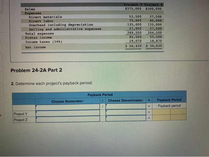 information applies to the questions displayed below) Most Company has an opportunity