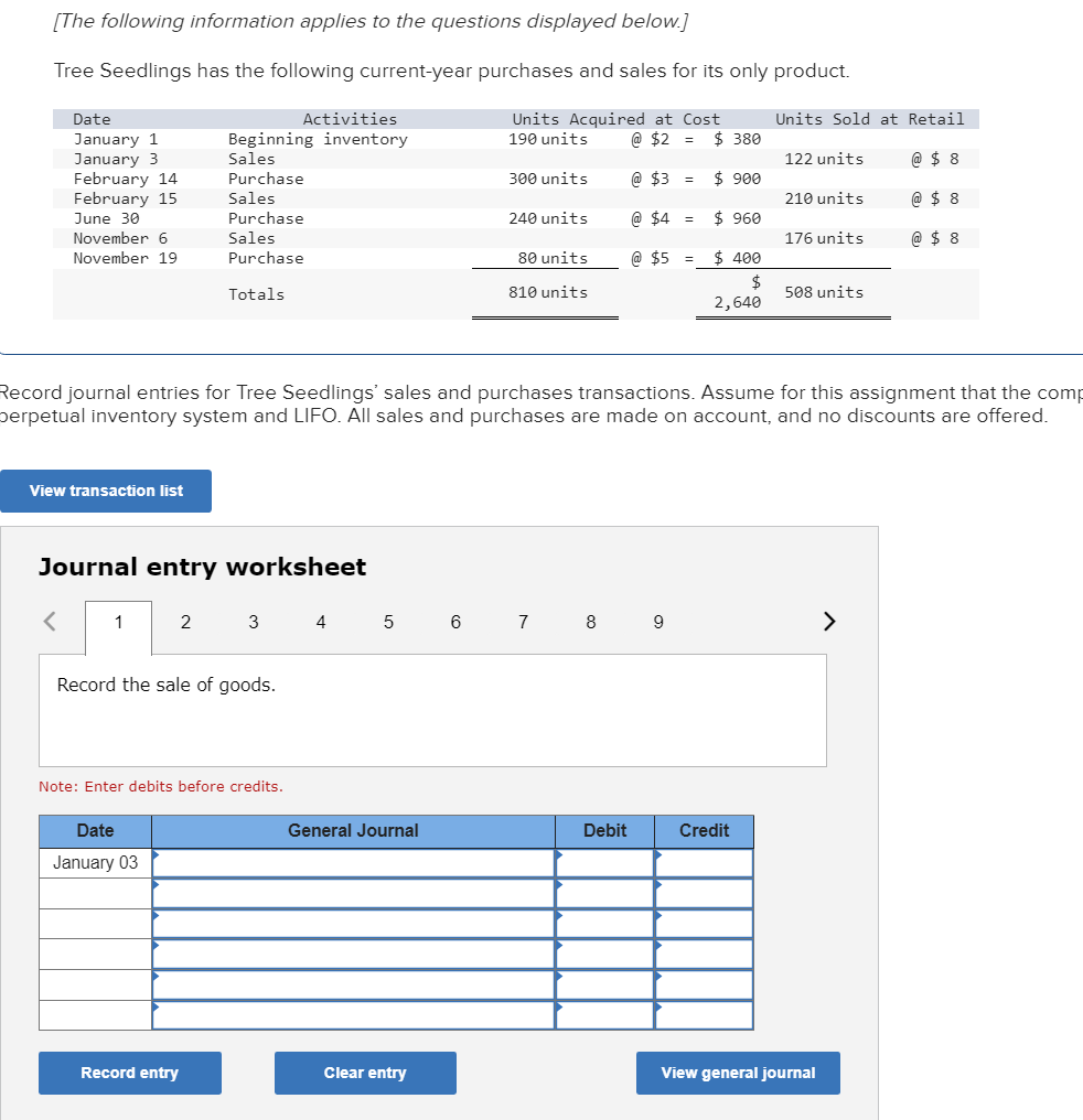 to cost of goods sold using FIFO. b. Determine the costs assigned