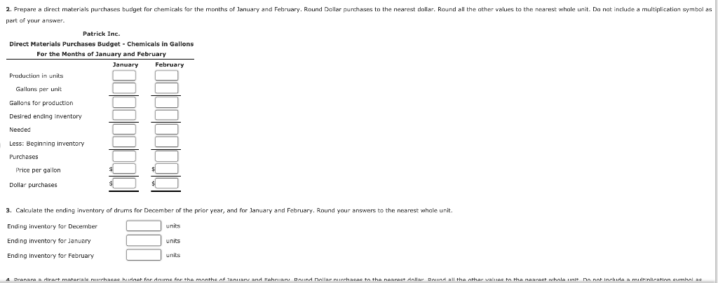 sold in 5-gallon drum containers. Planned production in units for the first