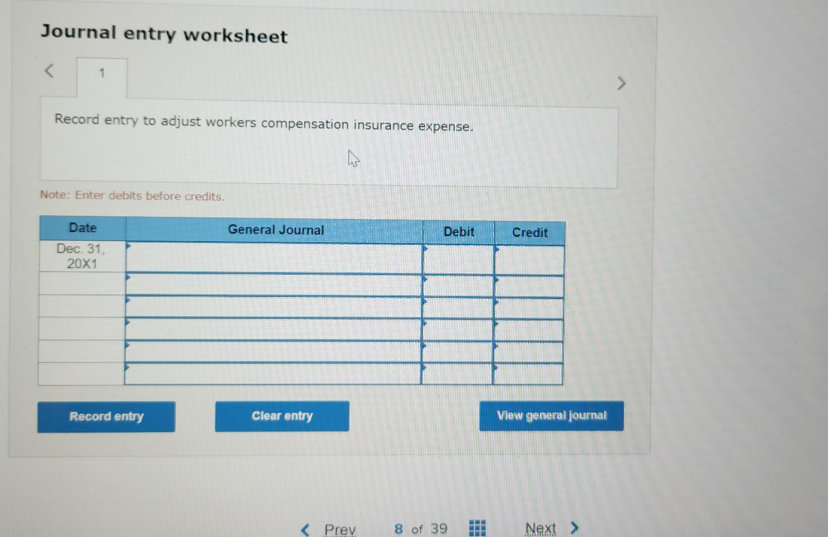 workers' compensation insurance: $0.40 per $100 of wages for the office employees