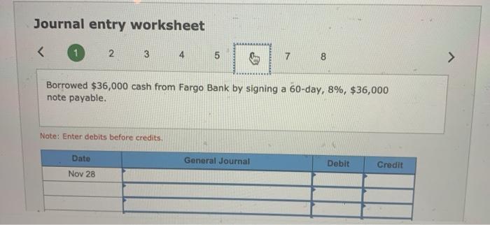 $57,000 canh from NSR Bank by signing a 120-day, 109, $57,000 note