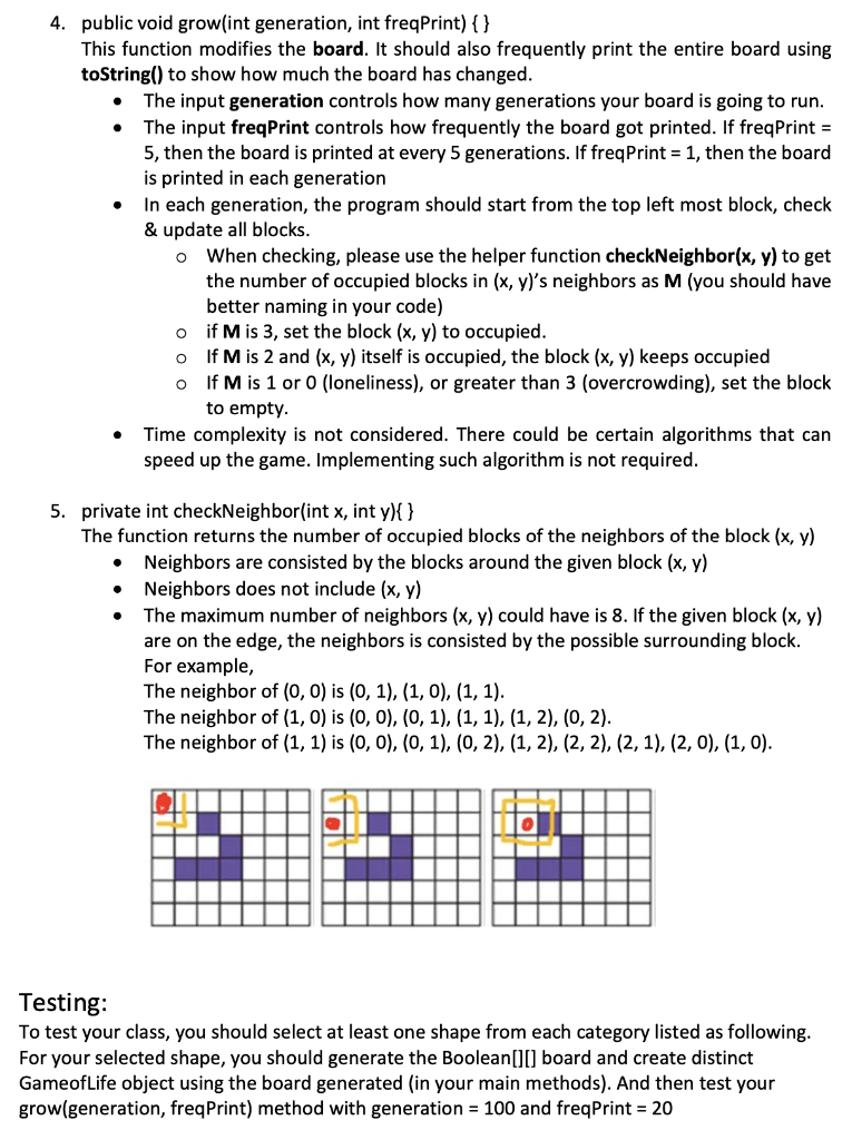 canvas rubric The Game of Life is a well-known mathematical game that