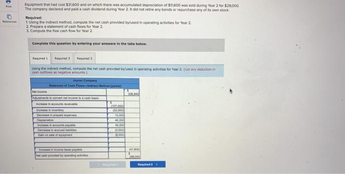 and the statement of cashflows because i cant figure out the free