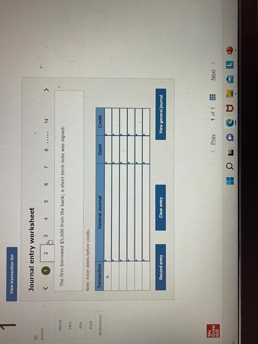 first month of operations follow. a. The firm was organized and the