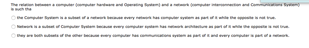 REASON NEEDED***** Question 1 The number of protocol layers in a network