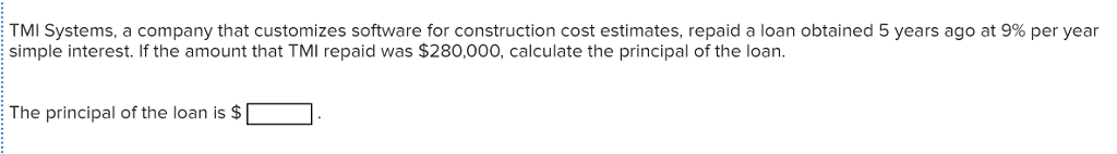  TMI Systems, a company that customizes software for construction cost estimates,