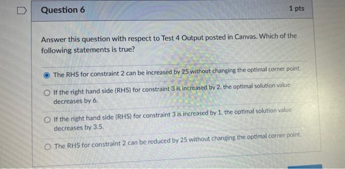  Answer this question with respect to Test 4 Output posted in