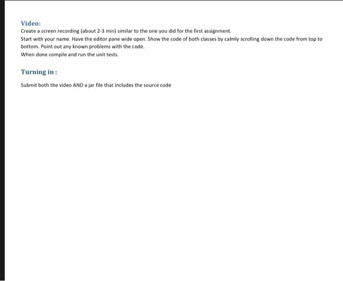 to test and troubleshoot your code Description: . Create a new Java