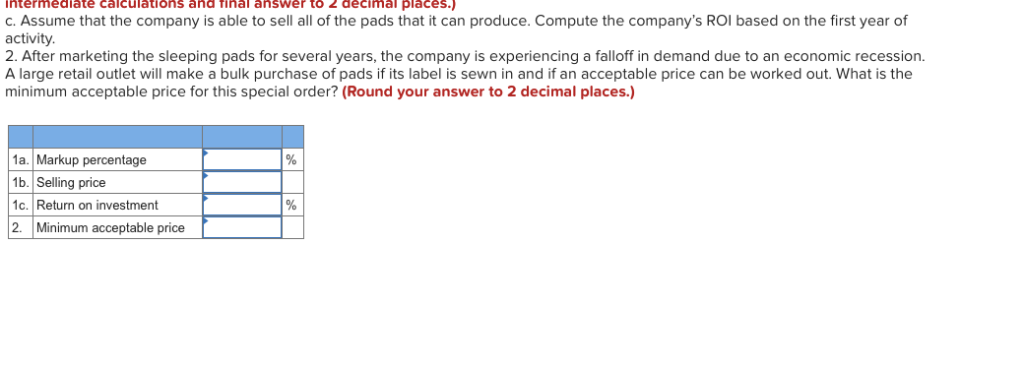 by backpackers and campers. The following information is available about the new