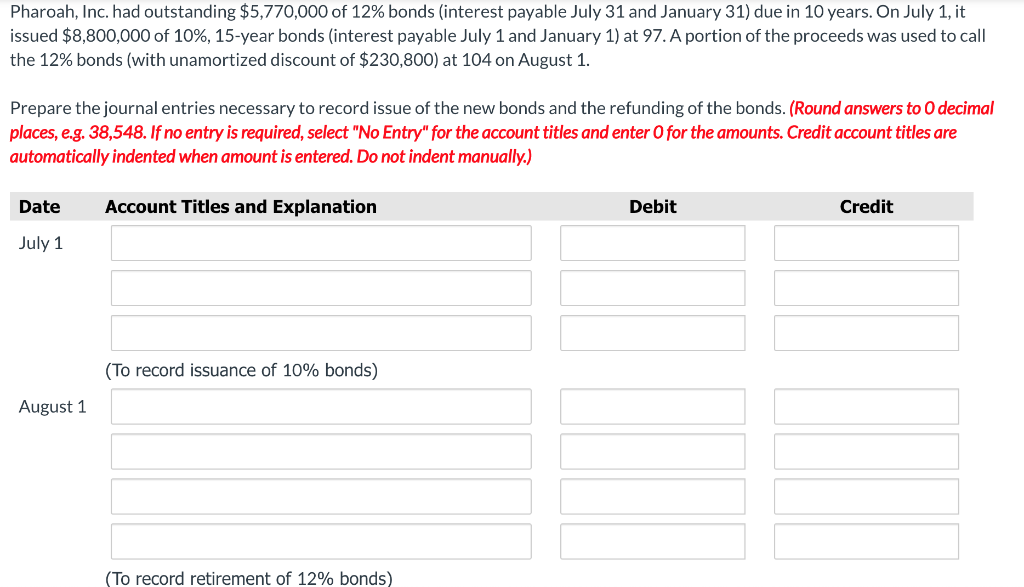 Please provide step by step solutions for learning purposes Pharoah, Inc. had